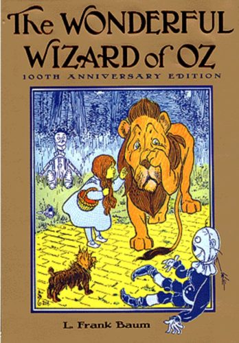 Cover of the book, The Wonderful Wizard of Oz.