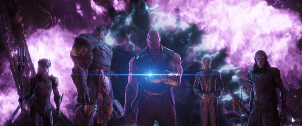 Thanos opening a portal for him and his friends like it's no big deal. Image credit: Film Frame/Marvel Studios/Walt Disney