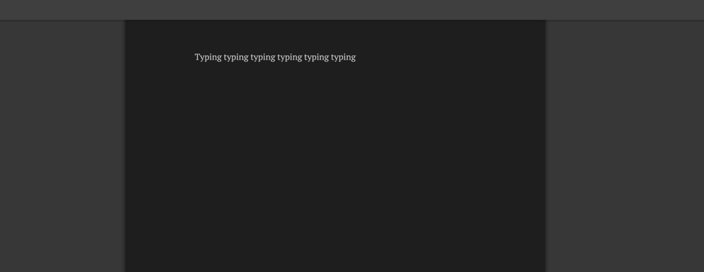 A screenshot of Dabble's Auto-Fade Feature.